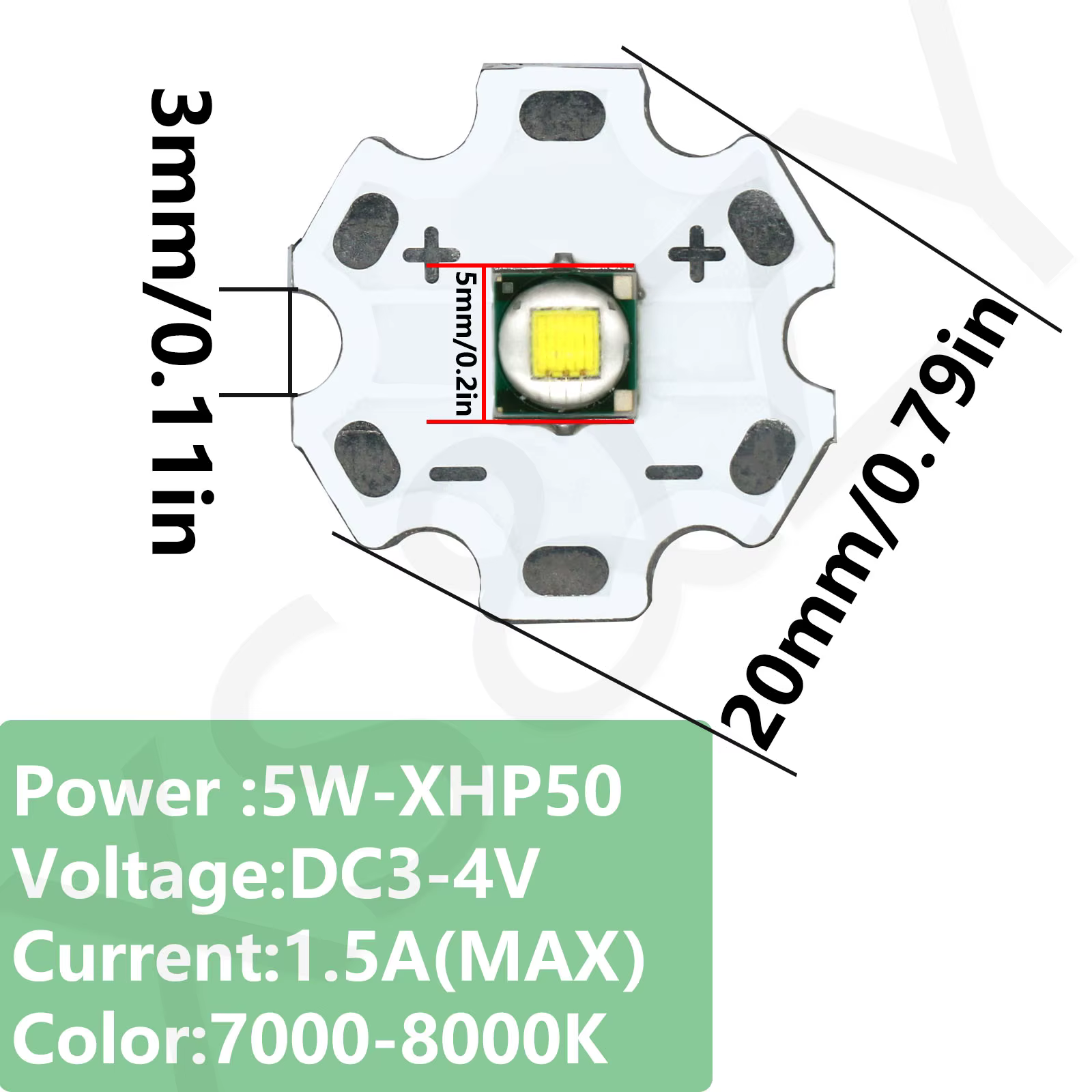 XHP70 XHP90 XHP110 Led pour lampe de poche 72W 30W haute puissance 30W perle de lampe 6A 10A 24A bla