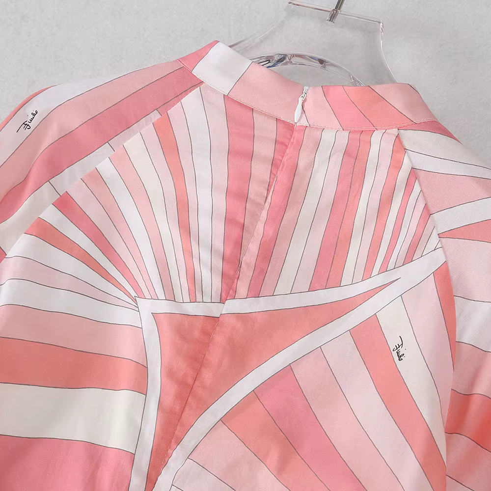 Robe chemise élégante à col montant pour femmes, tenue de vacances bohème, ample, décontractée, jupe