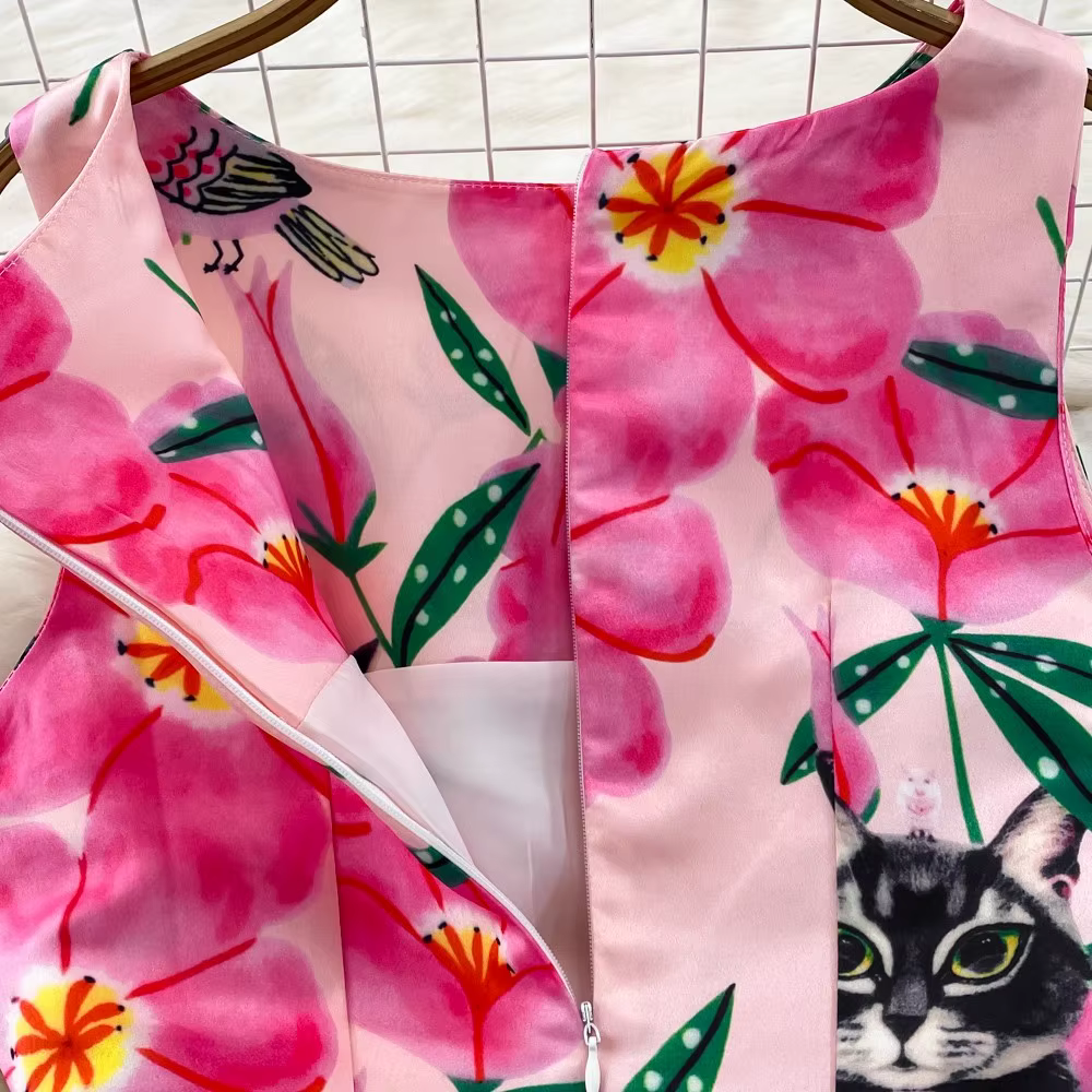 Robe Jacquard à Fleurs pour Femme, Vêtement à Col FibrO, en Glace Précieuse, pour ixde Mariage, Bal,