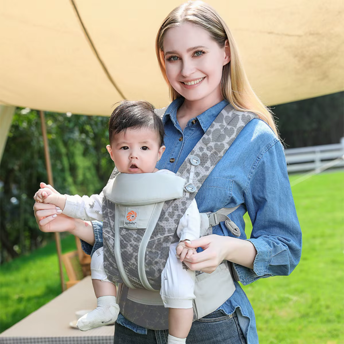 Porte-bébé en coton ergonomique, porte-sac à dos, ceinture d'épaule, écharpe pour tout-petits, maint