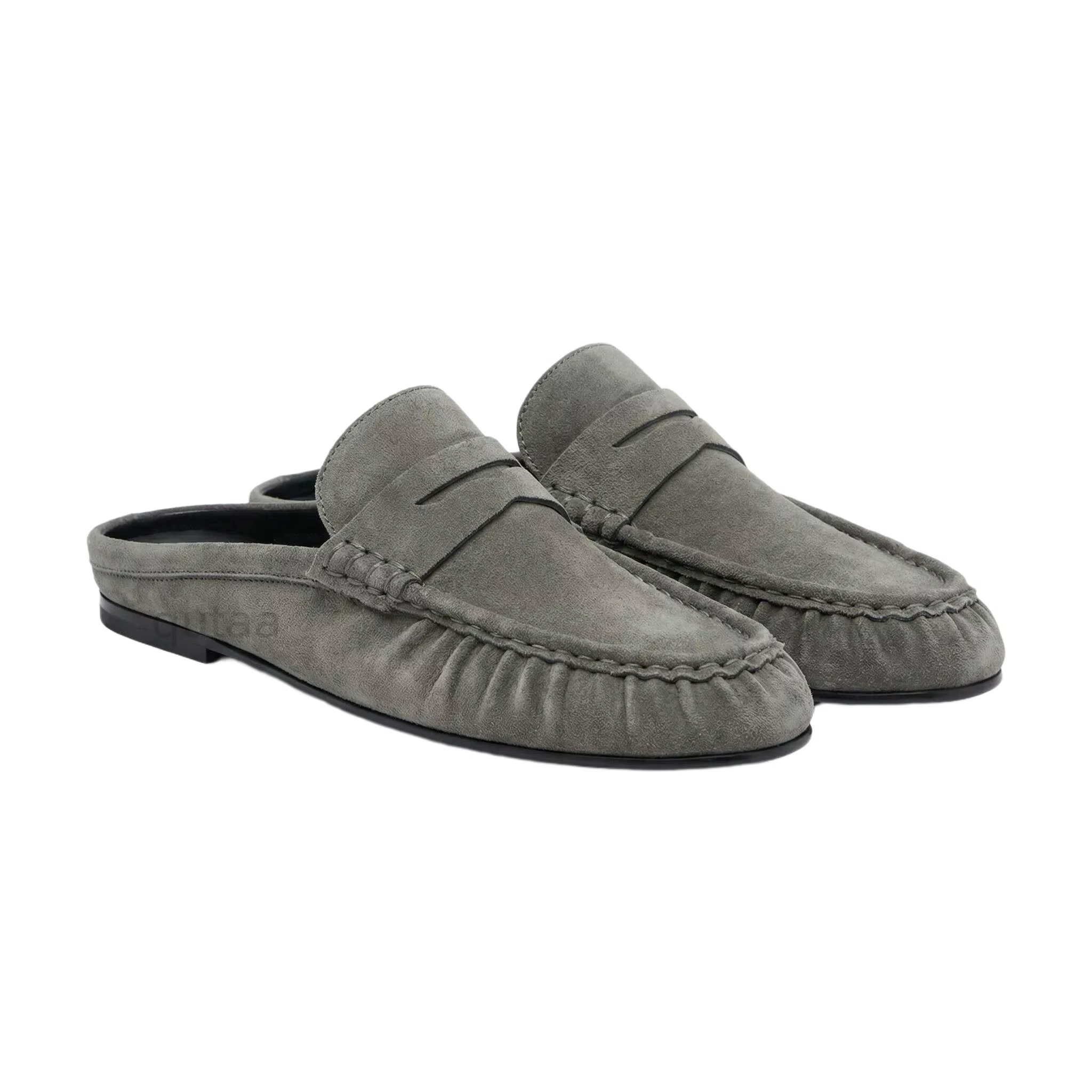 QUTAA – chaussures plates pour femmes, mocassins, mules à bride arrière, chaussures d'été décontract