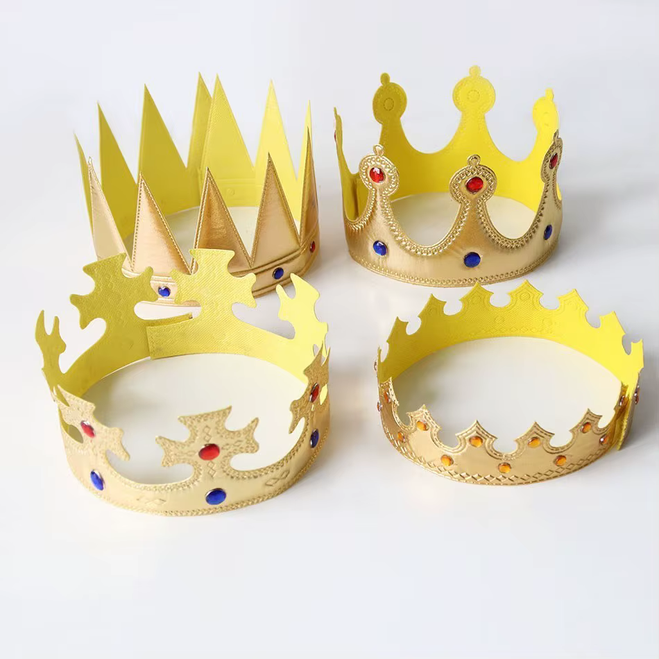 Couronne d'anniversaire élastique pour enfants, accessoires de photoshoot pour filles, bandeau de sa