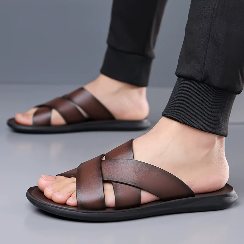Chaussures d'été décontractées pour hommes, vente chaude, sandales élégantes pour hommes, demi-chaus