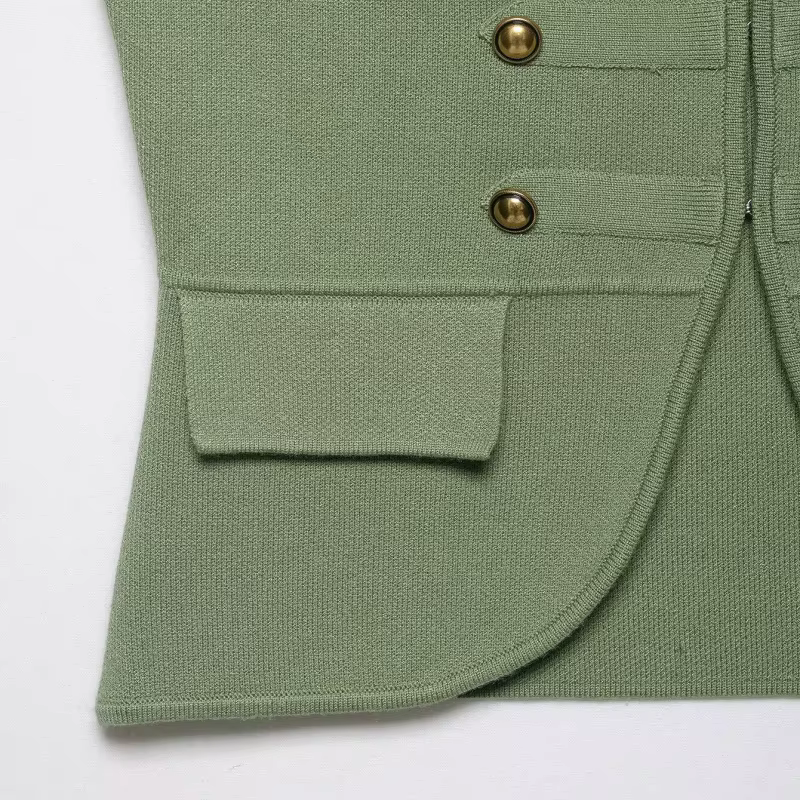 Nouveau gilet tricoté sans manches pour femme, rafraîchissant et élégant, pour la saison des diplôme