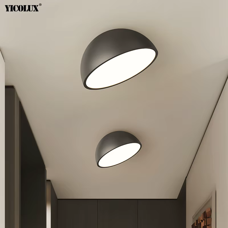Simple gradation ronde nouveau plafond moderne à LEDs lumières éclairage salon étude chambre couloir