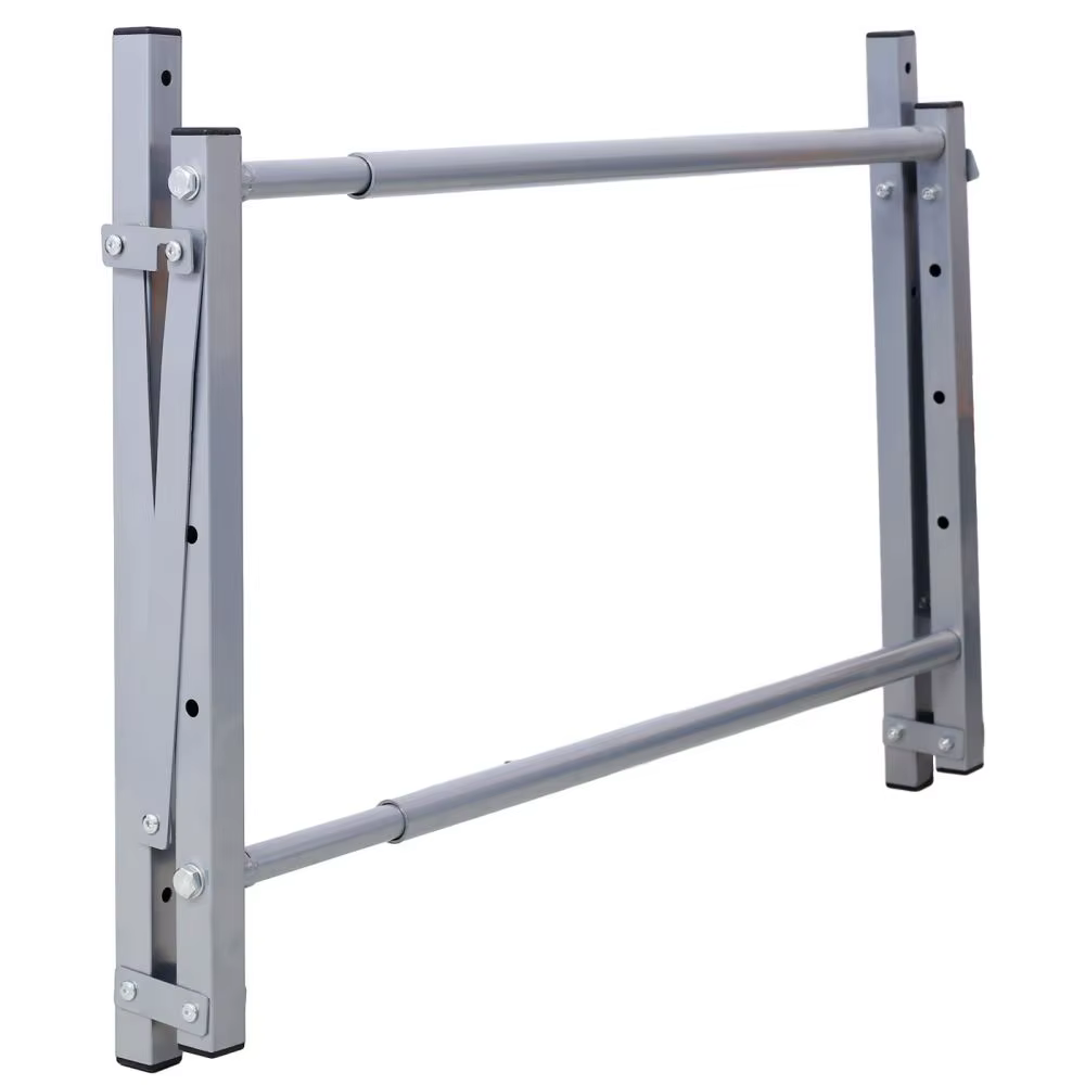 Dreamzon-Rangement mural pliable, 30.5 à 50.5 amarans de large, supporte 300 livres, argent