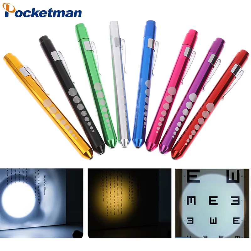1 Pc lampe de poche LED Mini lampe de poche stylo lumière de poche lampe de poche lampe de poche méd