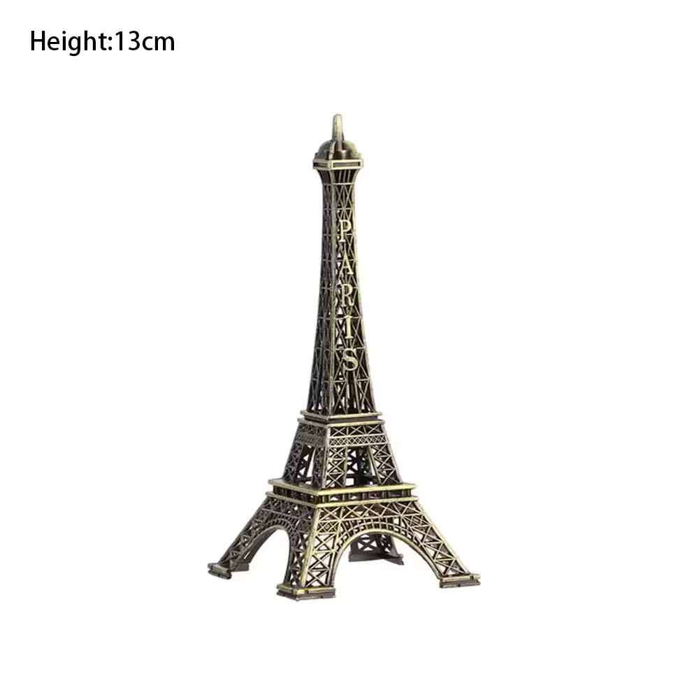 Statue de tour Eiffel en métal Bronze, Design exquis, ornements décoratifs de tour Eiffel, 7 tailles