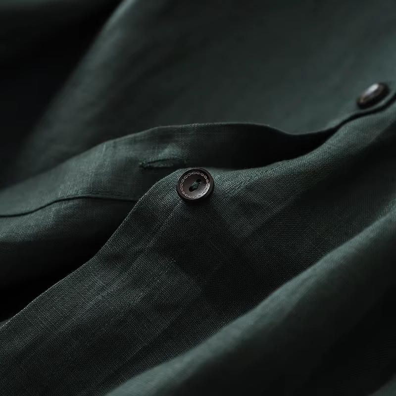 Robes longues vintage en coton pour femmes, style coréen décontracté et élégant, pour le bureau, vêt