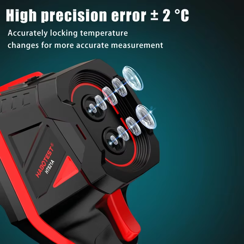 Caméra thermique rechargeable HABOTEST HT821A -20 ℃ ~550 ℃ Imagerie thermique portative étanche, a