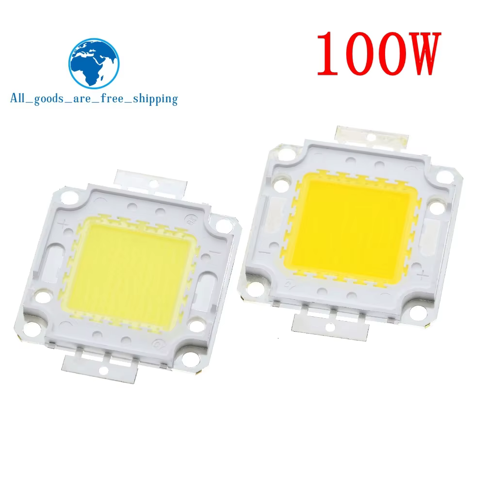 Puce de lampe LED intégrée COB, ampoule de budgétaire bricolage, blanc chaud, 10W, 20W, 30W, 50W, 10