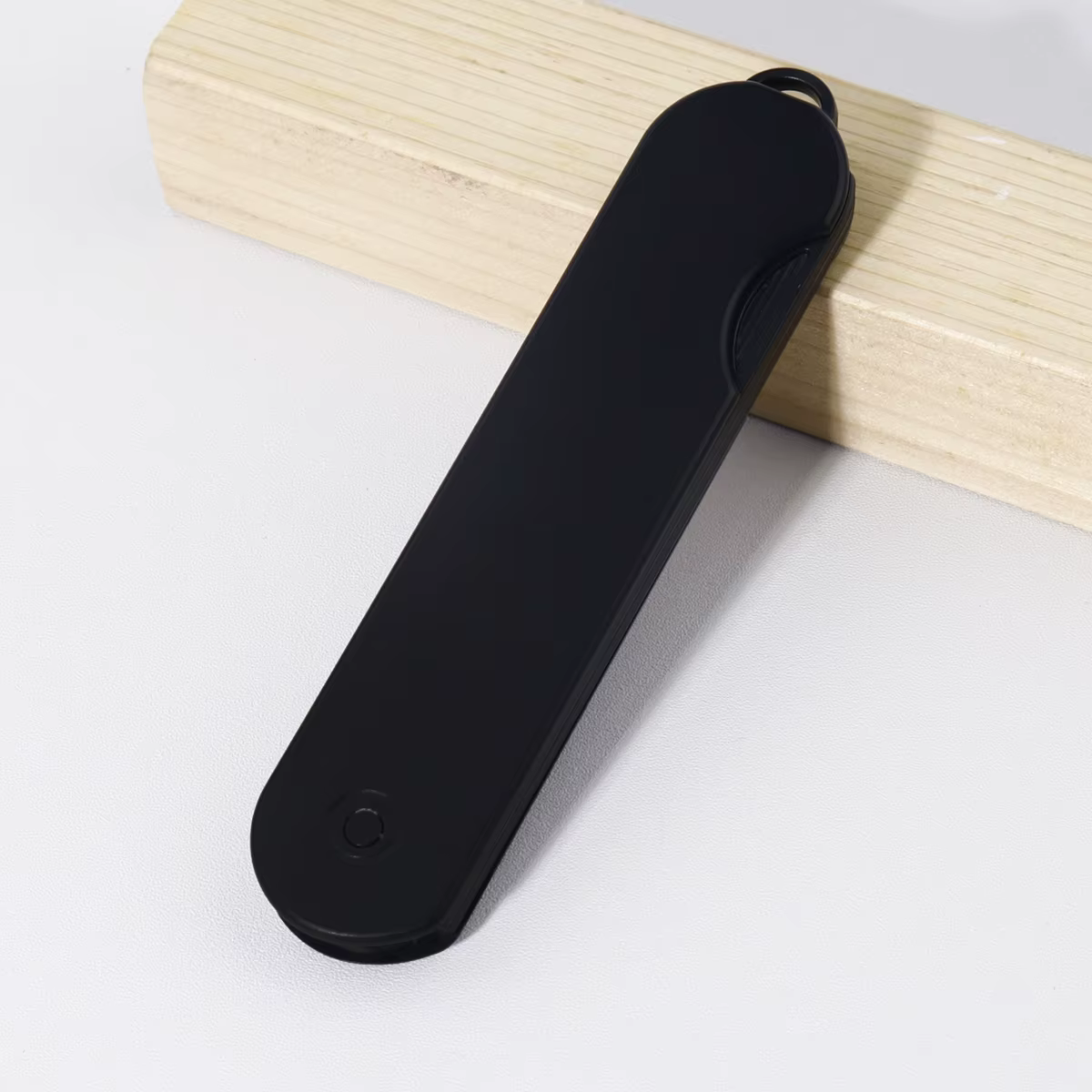 Peigne pliant noir 2 en 1, peigne pliant à double dent pour frange sèche et humide, design portable,