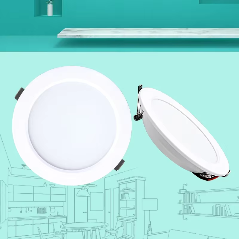 Lot de 10 spots LED encastrables blancs 5W 9W 12W 15W 18W, plafonnier LED rond DC 12V 24V AC 110V 22