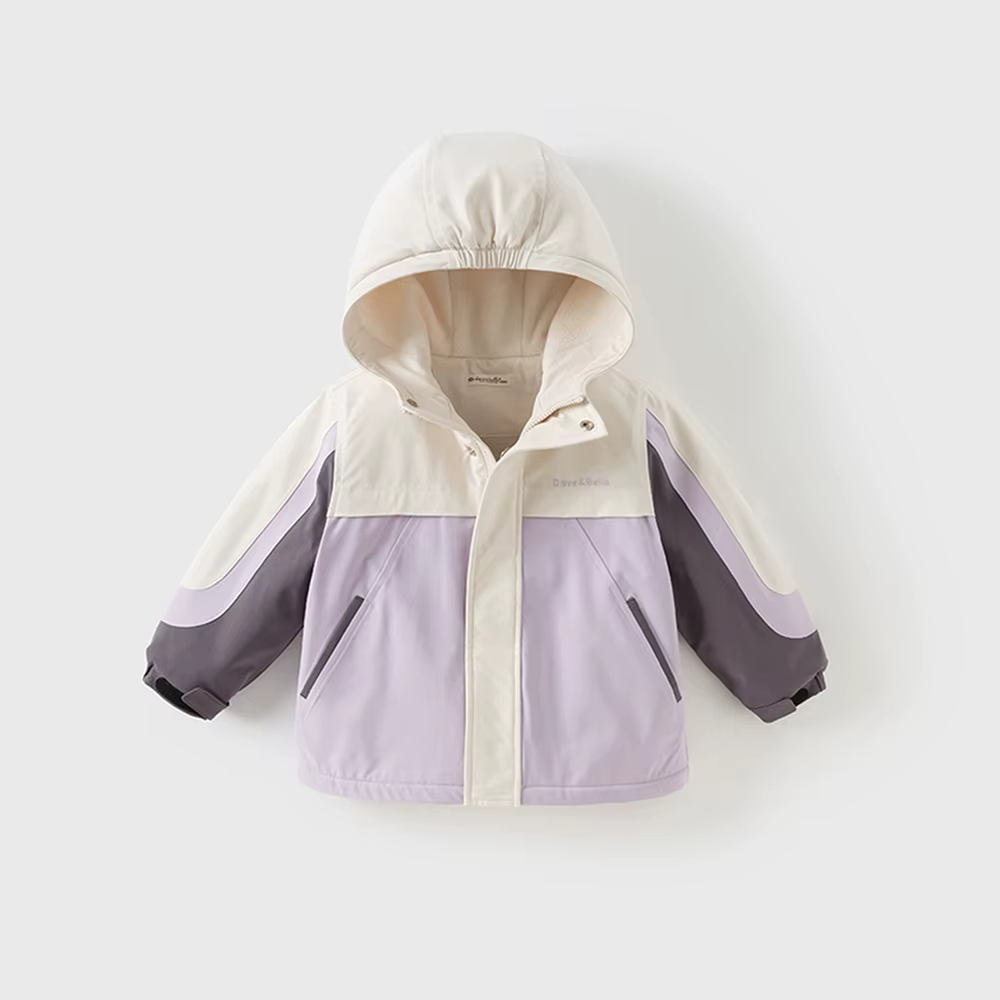Dave Bella garçons filles printemps automne veste manteau pour enfants imperméable à capuche extérie