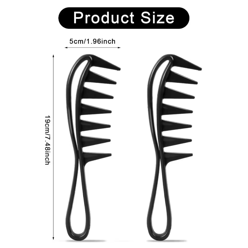 1 pièces peigne à cheveux avec dents larges Shun cheveux épilation peigne adapté cheveux secs et hum