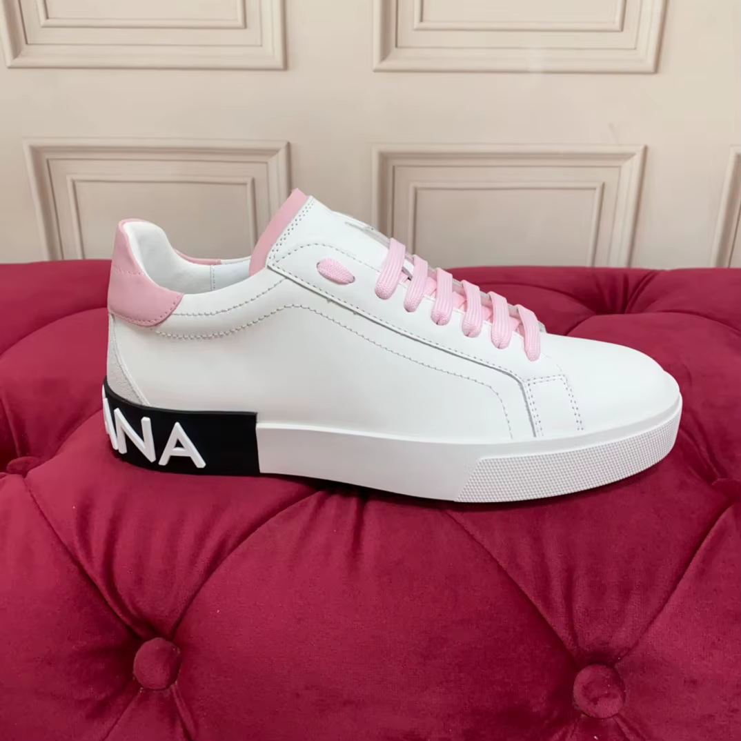 Chaussures décontractées classiques blanc-vert contrastées, design à talon lettre, style sauvage pou