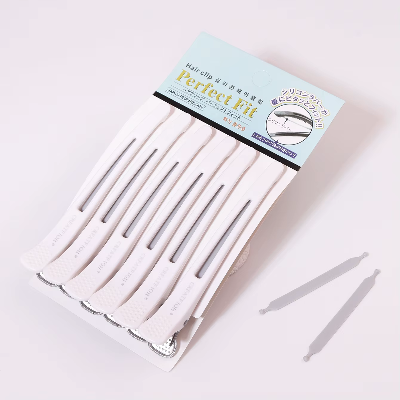 Épingle à cheveux longue à pince sans couture, 6 pièces, épingles à cheveux sans pli, épingle à chev