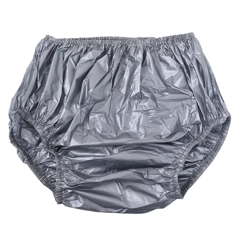 N1HE Pantalon en plastique d'incontinence résistant à l'eau réutilisable Pantalon en plastique pour 