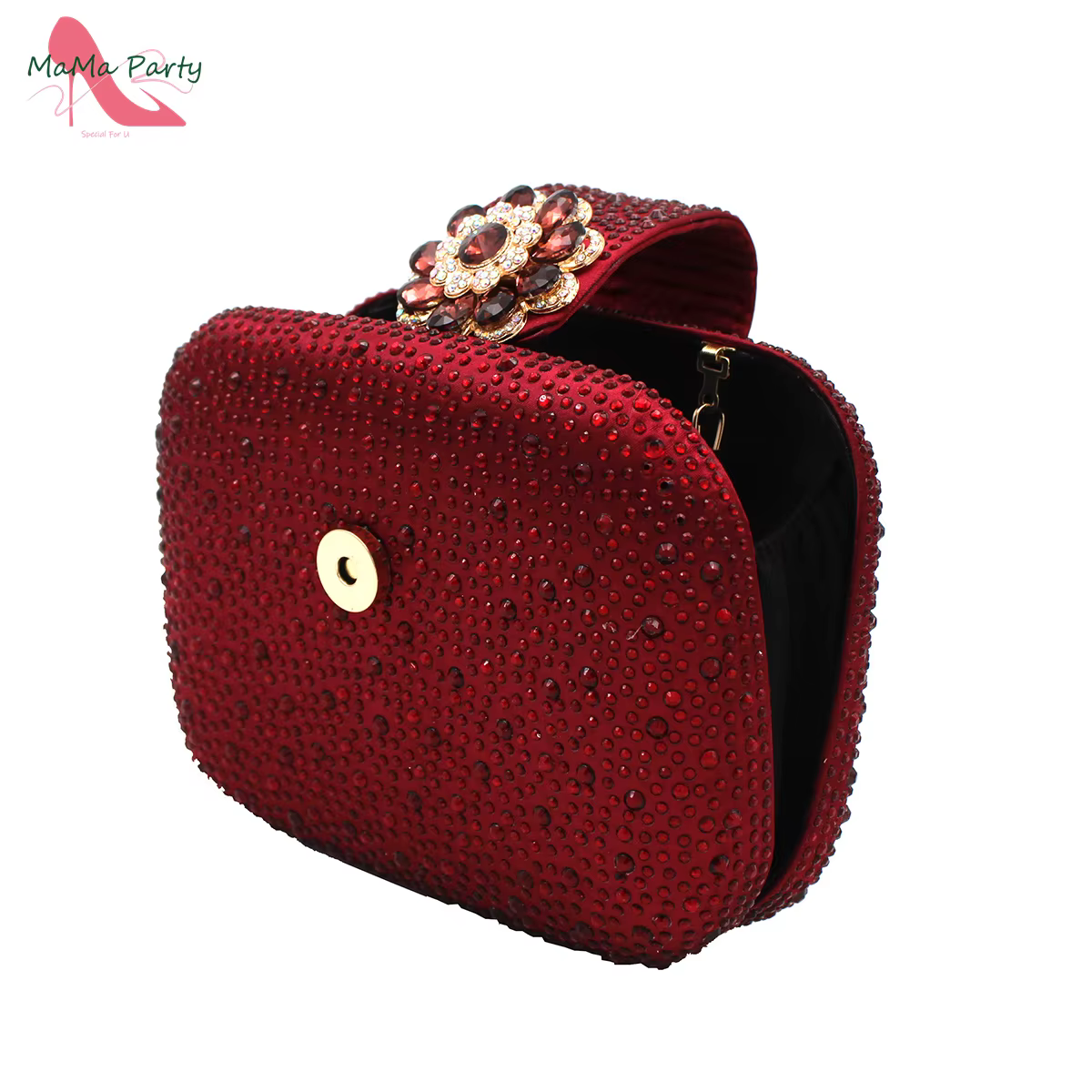 Ensemble de chaussures et de sacs italiens pour femmes, couleur vin, avec plateforme, escarpins nigé