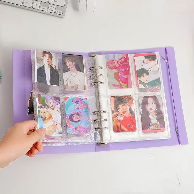 Porte-cartes photo Kpop A5, porte-cartes photo, album de testeur, livre 3 amaran, cœur, école, palis