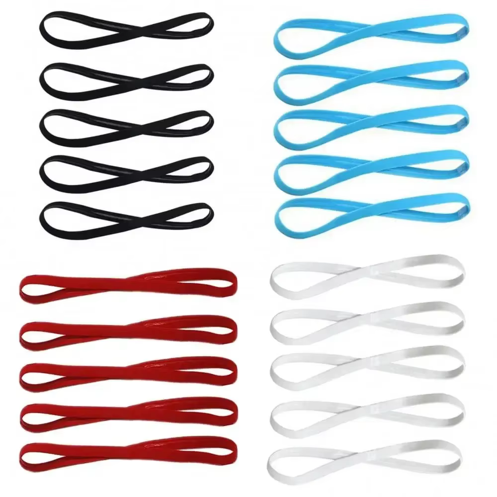 Bandeaux de cheveux de yoga pour hommes et femmes, bande de sauna de sport bande de course non ald, 