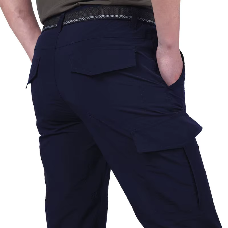 Pantalon Cargo Long Imperméable pour Homme, Vêtement d'Extérieur Respirant, Style Militaire FJMale à