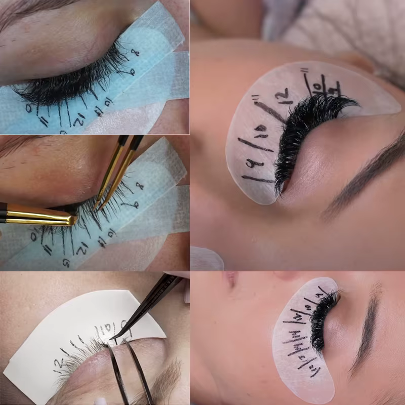 Stylo marqueur de peau stérile, outil d'extension de cils, marqueur à Point fixe, marqueur de positi