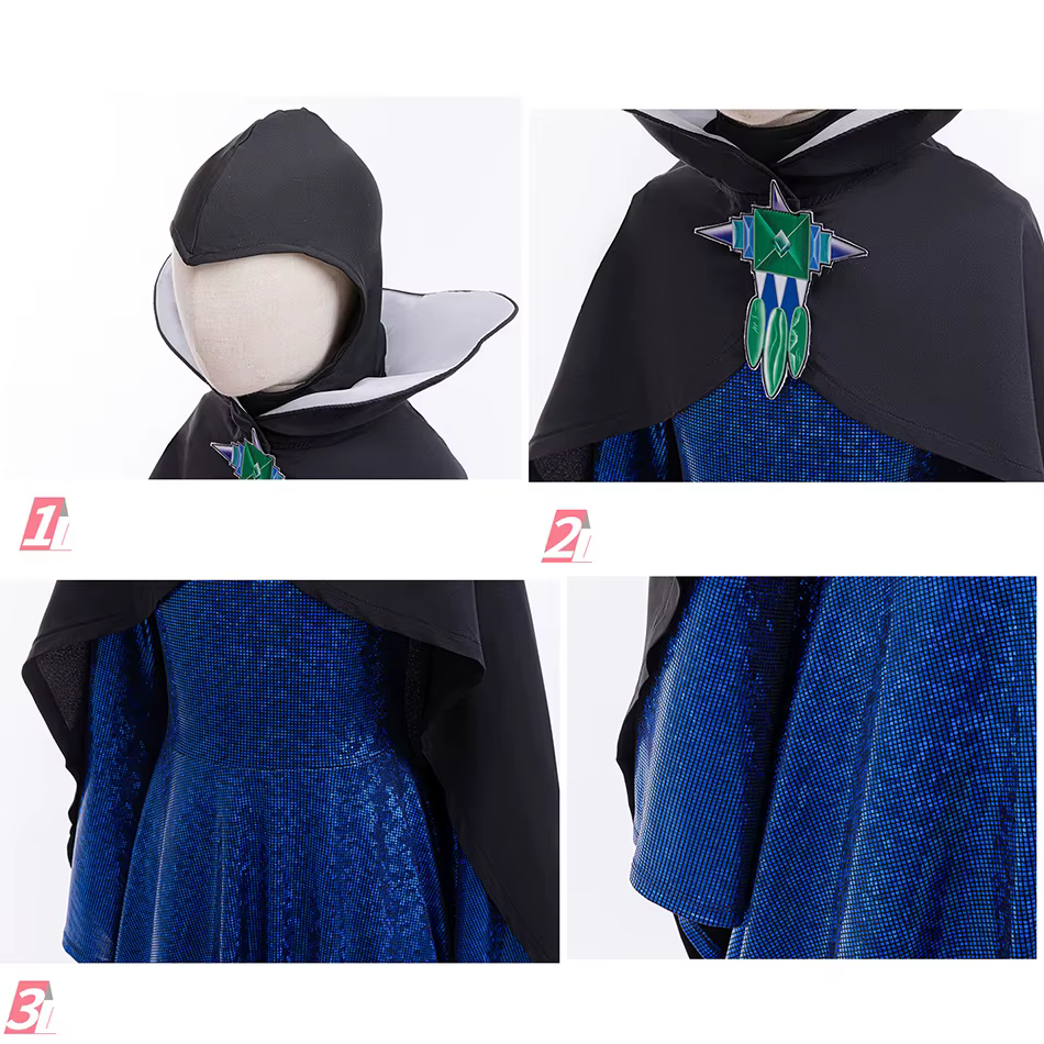 Costume de reine maléfique blanche-neige pour filles, vêtements de spectacle sur scène pour enfants,