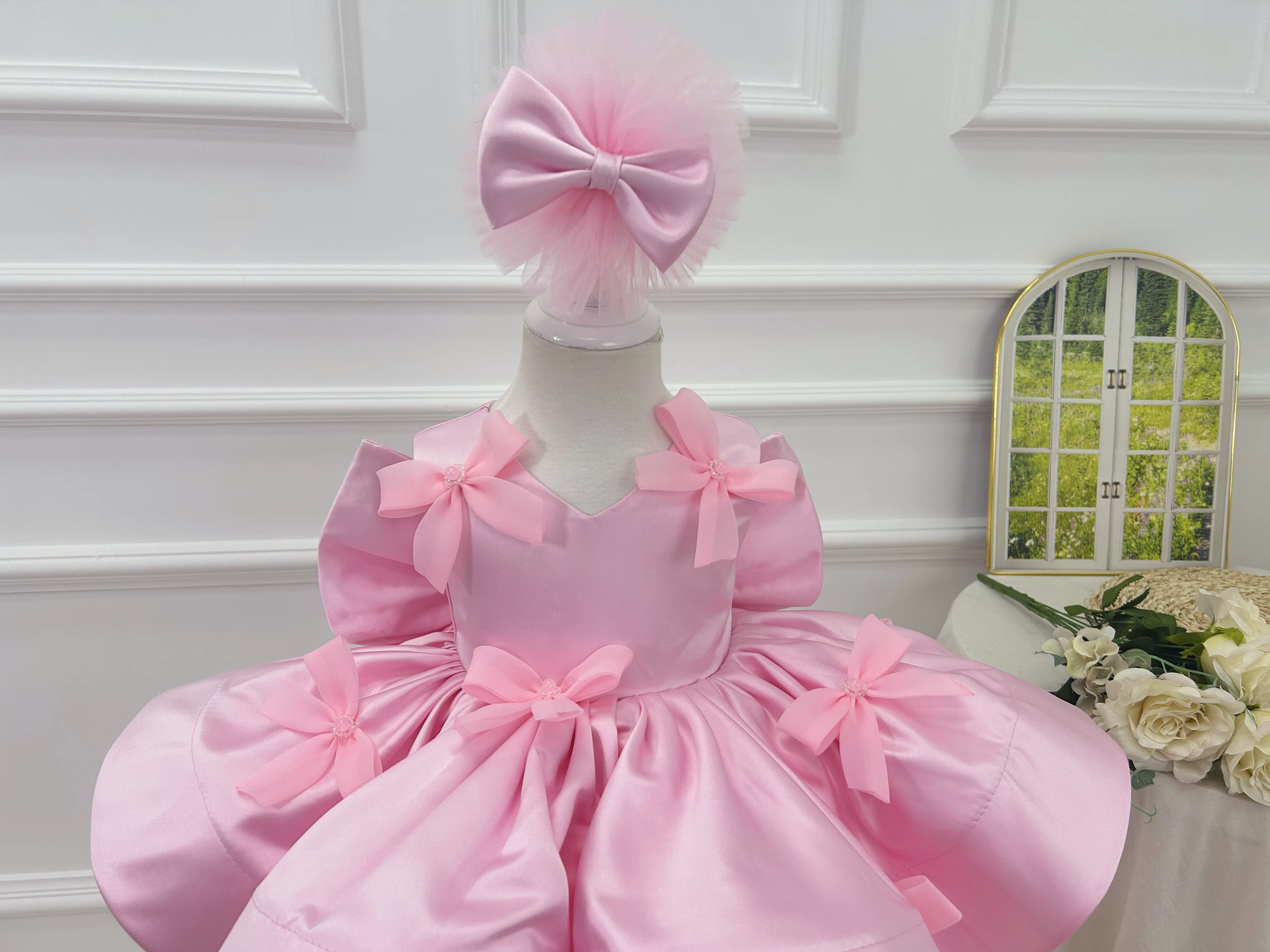 KLFLGT – robe de fête d'anniversaire pour bébé fille, tenue de concours élégante, formelle, de noël,