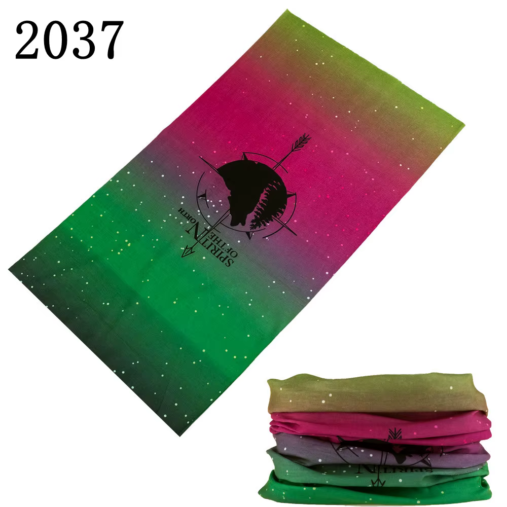 Écharpe colorée imprimée pour hommes et femmes, couvre-chef pour Sports de plein air, équitation, cy