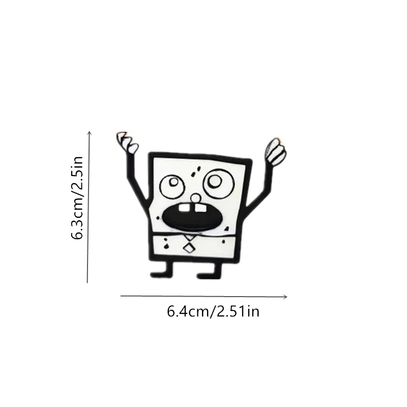 Porte-crayons imprimé en 3D, DoodleBob, porte-stylo de bureau, organisateur de bureau, décoration de