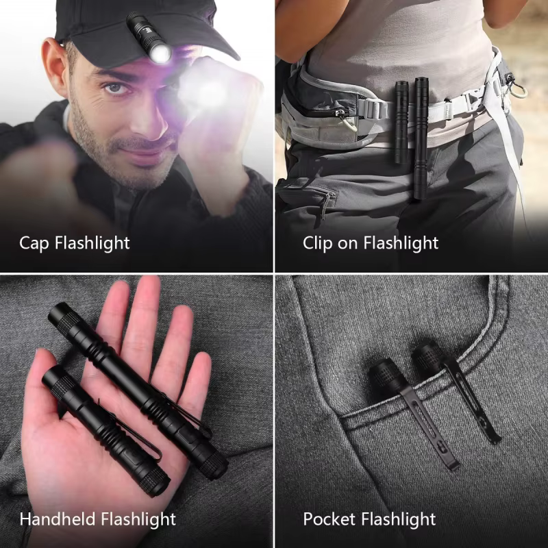 Mini lampe de poche à stylo LED portable, ultra lumineuse, lumens élevés, déterminer la lampe de poc