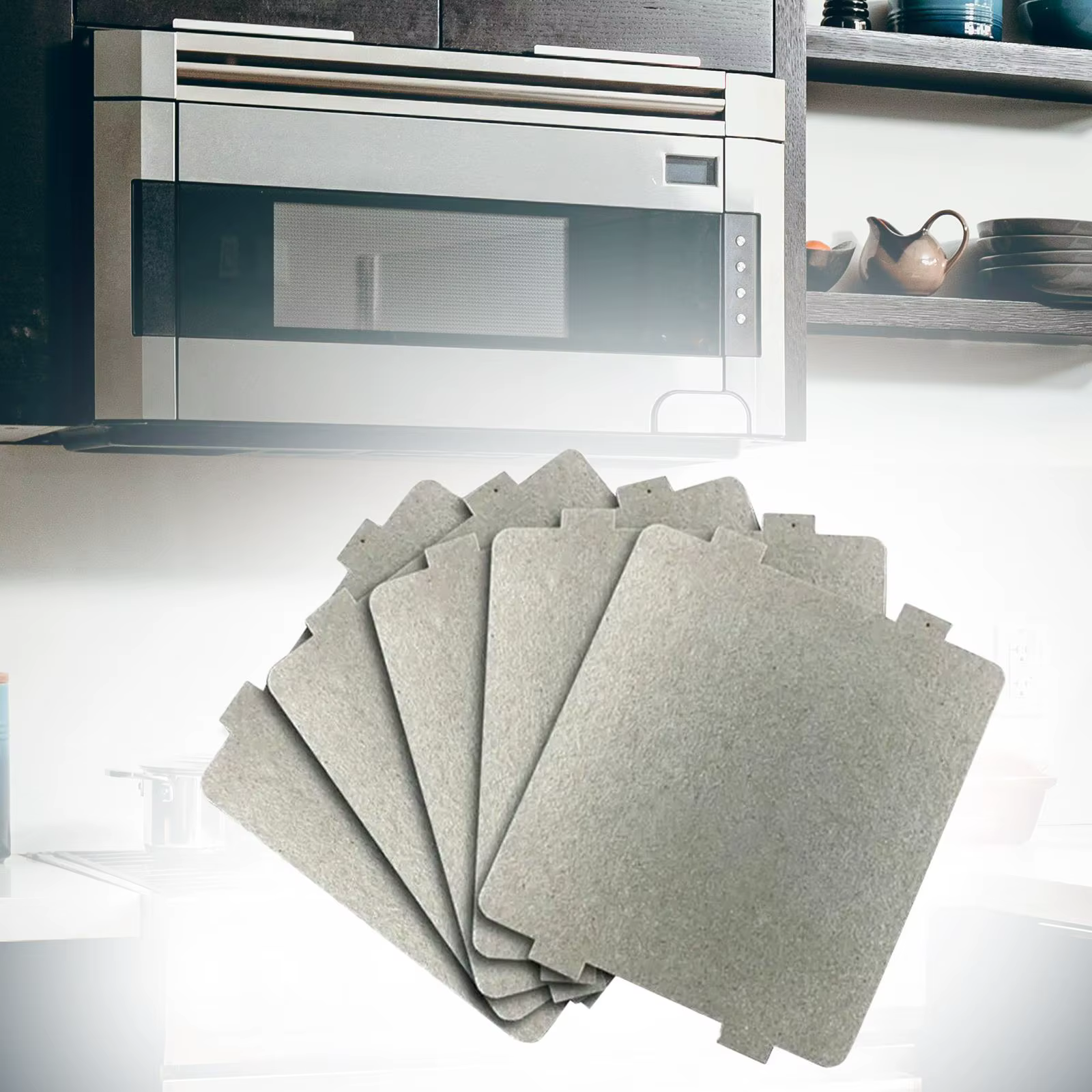 Couvercles universels de guide d'ondes pour micro-ondes, feuilles de plaque de mica, accessoires de 