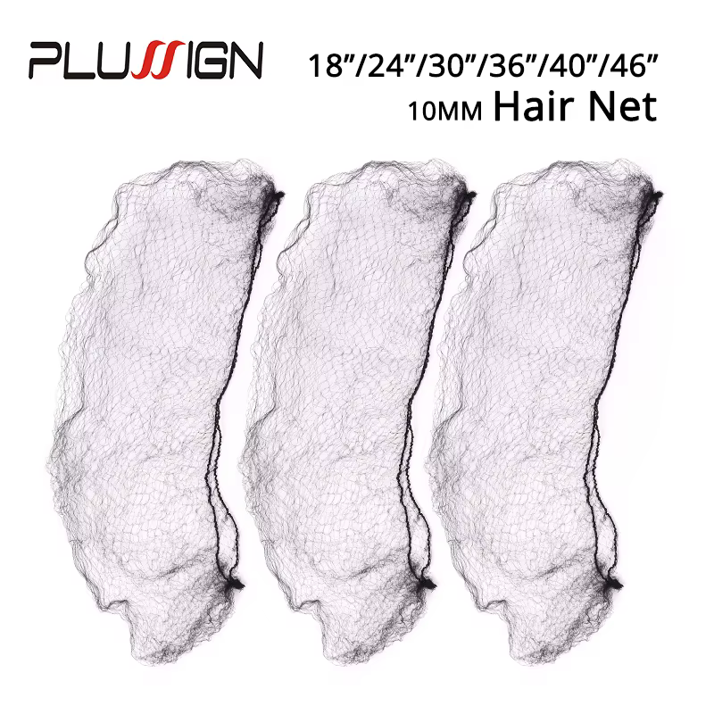 Filet à cheveux en Nylon Durable pour chignon, outil de coiffure, noir, marron, Beige, café, 4 coule