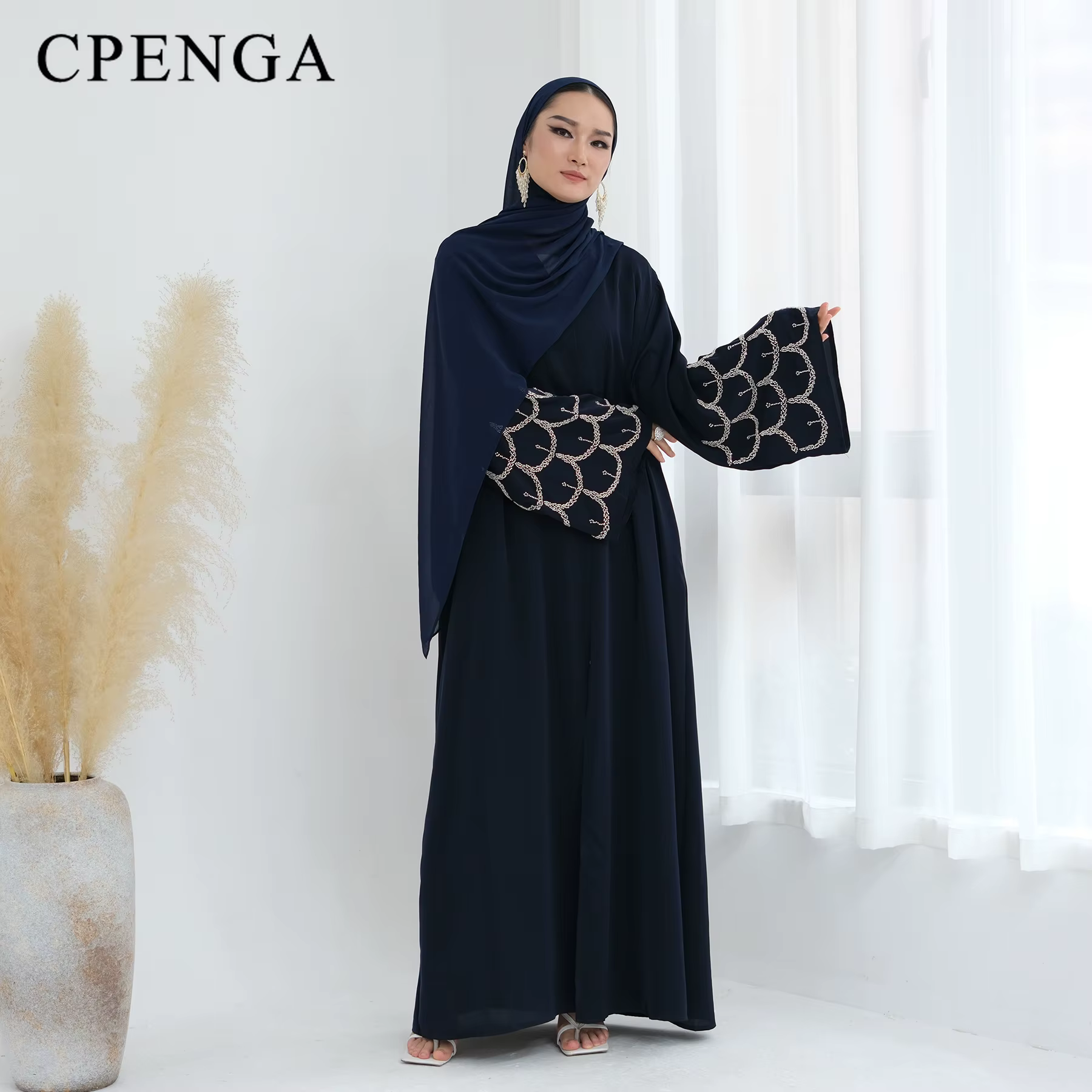 Tenue islamique du moyen-orient pour femmes musulmanes, Robe Abaya de luxe, dubaï, modeste, Cardigan