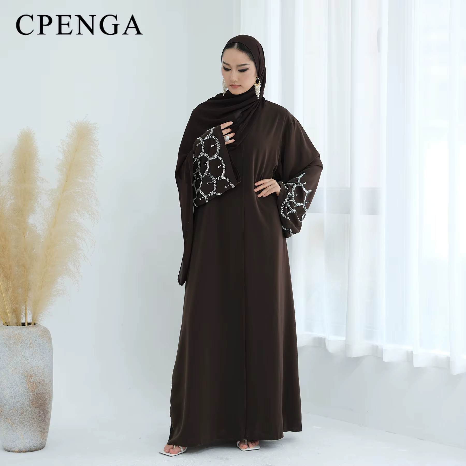 Tenue islamique du moyen-orient pour femmes musulmanes, Robe Abaya de luxe, dubaï, modeste, Cardigan
