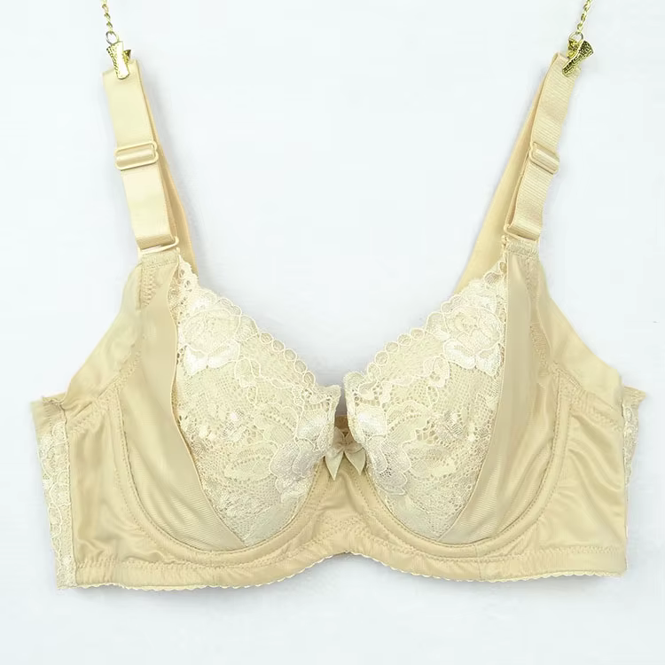 Soutien-gorge push-up en dentelle pour femme, bralette sexy, minimiseur à armatures, grande taille, 
