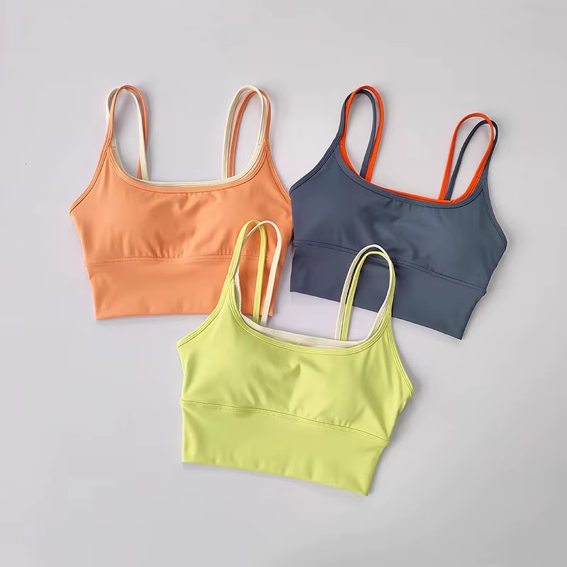 Soutien-gorge de Sport respirant pour femmes, résistant aux chocs, hauts de Fitness, Push Up, haut c