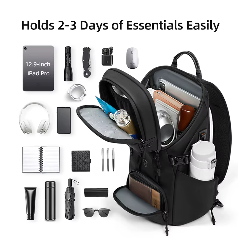 Sac à bandoulière étanche pour hommes, avec séparation sèche et humide, Port de chargement USB, gran