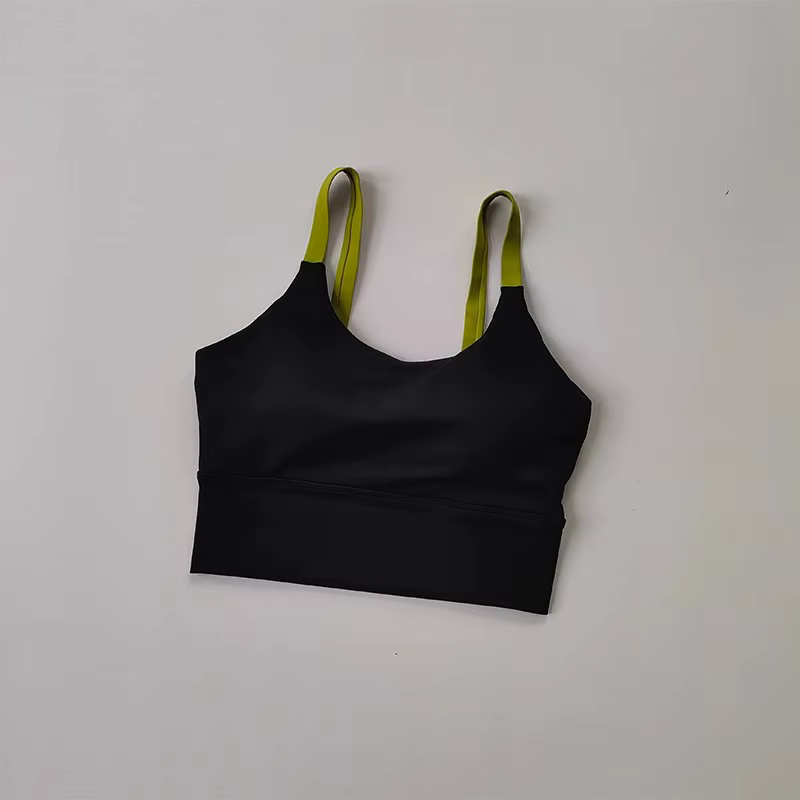 Soutien-gorge de yoga fitness pour femmes, nouveau soutien-gorge de sport de course à pied intégré, 