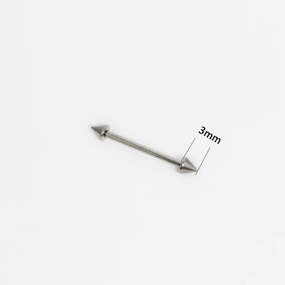 G23 titane Piercing 16G droite Helix Tragus industriel oreille goujons barre Piercing langue anneau