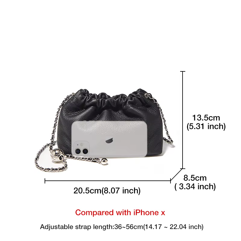 Sac bandoulière chic et compact FOXER 2026 pour femme en cuir véritable, mini sac à bandoulière tend