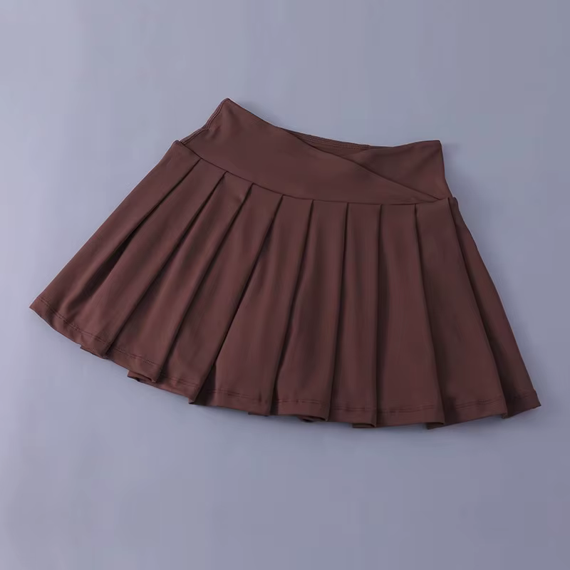 Jupe plissée de Tennis pour femmes, taille haute, athlétique, Golf, jupes de sport d'entraînement av