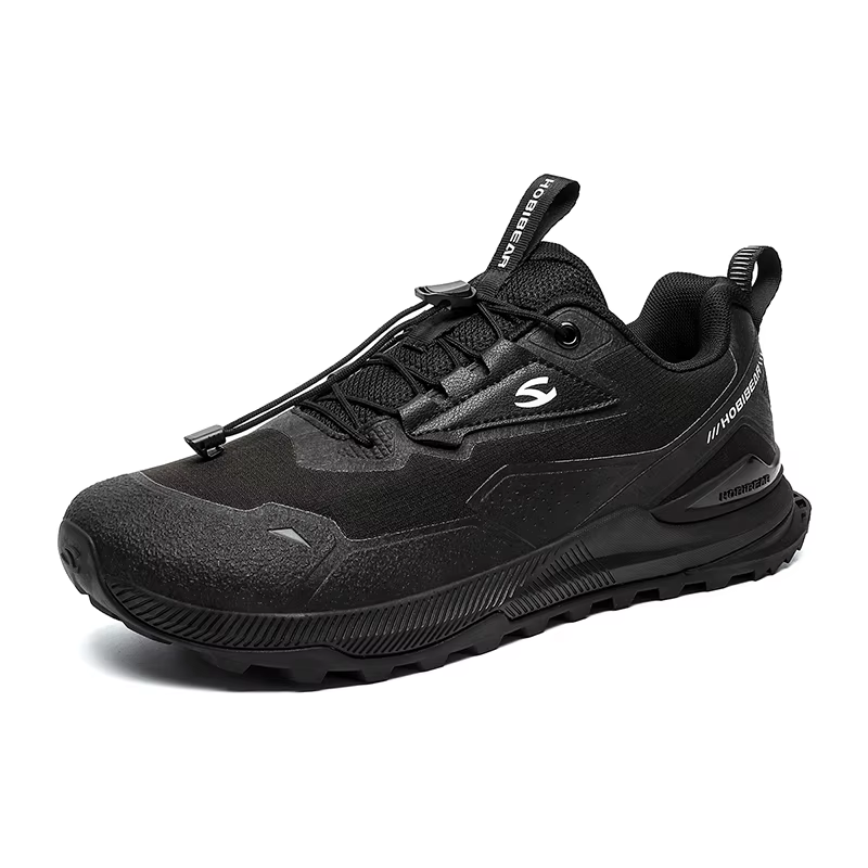 HOBIBEAR Chaussures de course unisexes avec bande élastique, baskets de randonnée, chaussures décont