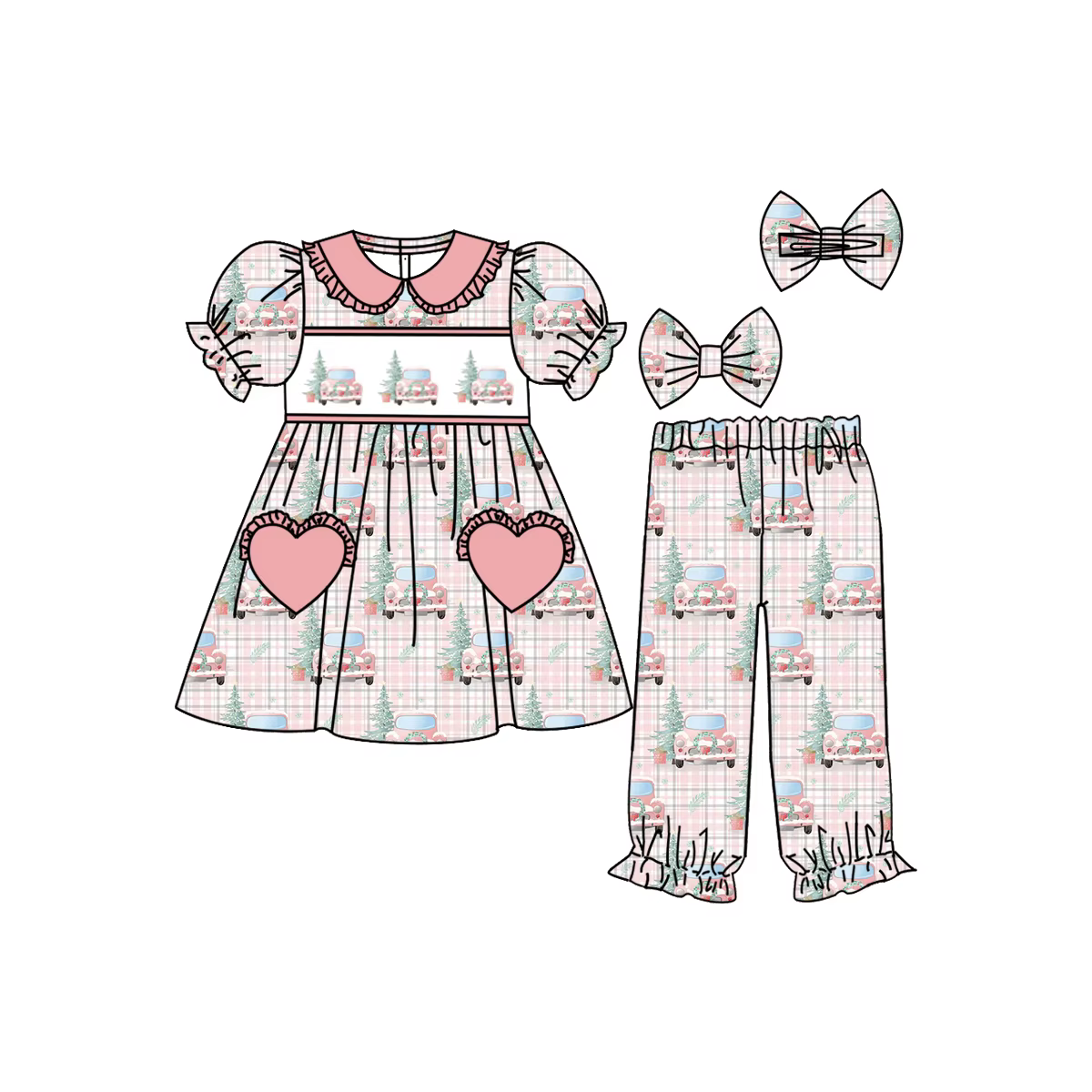 Boutique de vêtements pour enfants, tenues imprimées à talons hauts, vente en gros, vêtements non sm