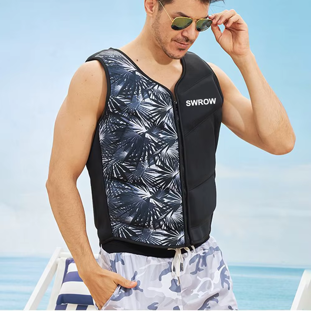 Gilet de sauvetage en néoprène, gilet de pêche, veste d'eau, sport, adultes et enfants, vêtements de