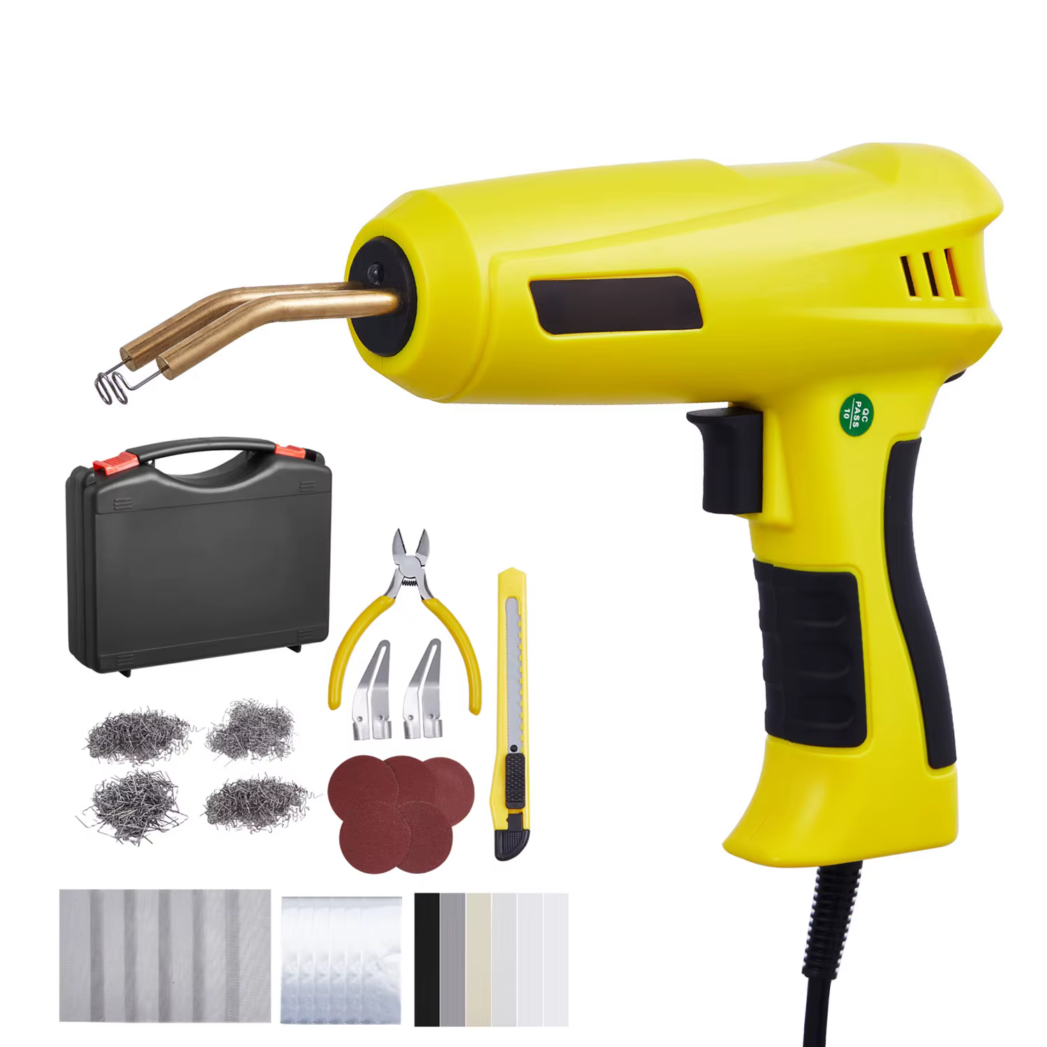 SucceBuy Kit de soudage du plastique 220W pistolet de soudage du plastique avec 800/1200 pièces agra