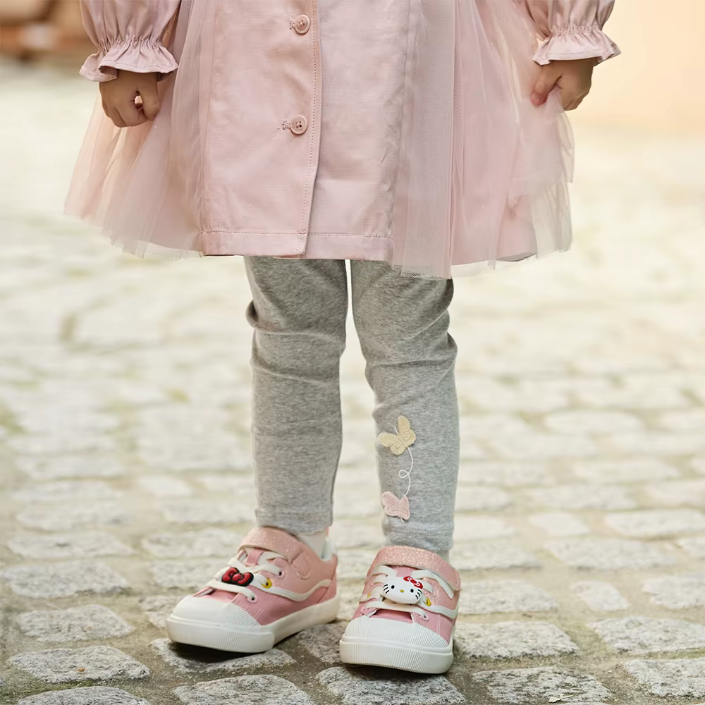 Dave Bella enfants Leggings printemps automne filles mode dentelle pantalon papillon bébé élastique 