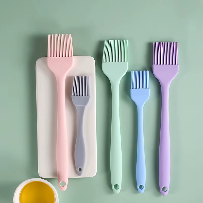 Brosse longue à huile de cuisson en Silicone, cuisine, tartes de Pizza, pâtisserie, épandeur de beur