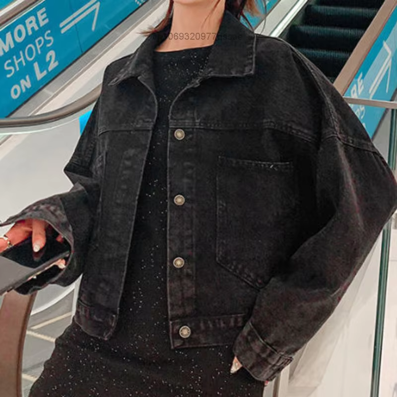 Mickey dessin animé mode Denim manteau Hip-hop Streetwear à la mode hommes femmes vestes nouveau cor